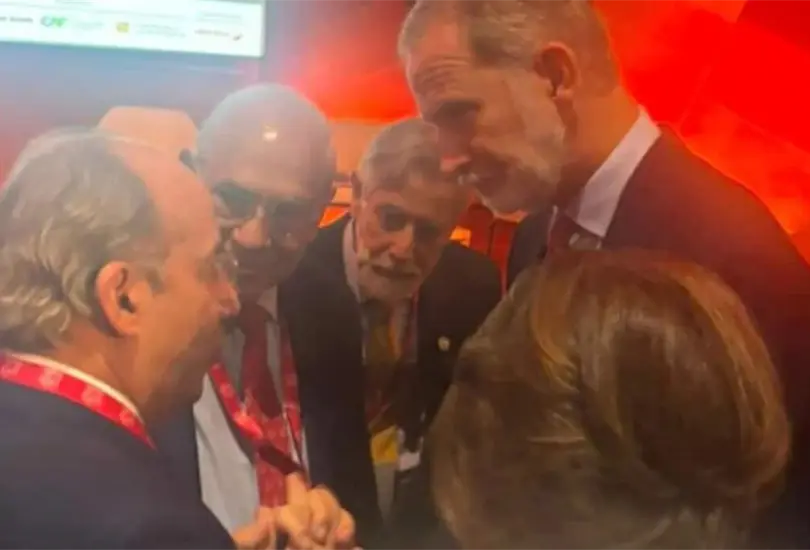 Así fue el encuentro entre Felipe Calderón y el rey Felipe VI en Madrid. Así fue el encuentro entre Felipe Calderón y el rey Felipe VI en Madrid.