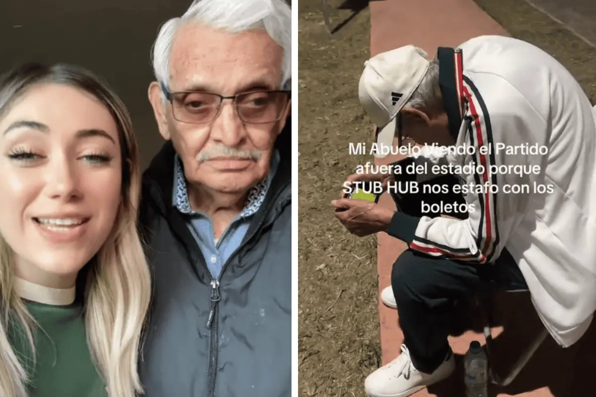  Regalan entradas a abuelito estafado 