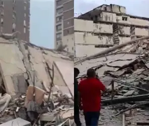 Edificios colapsados y p&aacute;nico en las calles: as&iacute; se vivi&oacute; el terremoto de 7.1 que sacudi&oacute; a Venezuela