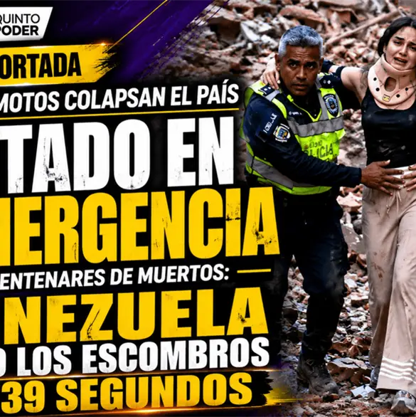 Estado en emergencia y centenares de muertos: Venezuela bajo los escombros en 39 segundos