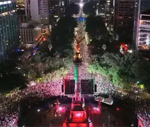M&aacute;s de 800 mil personas celebran triunfo de M&eacute;xico en CDMX; Clara Brugada destaca saldo blanco