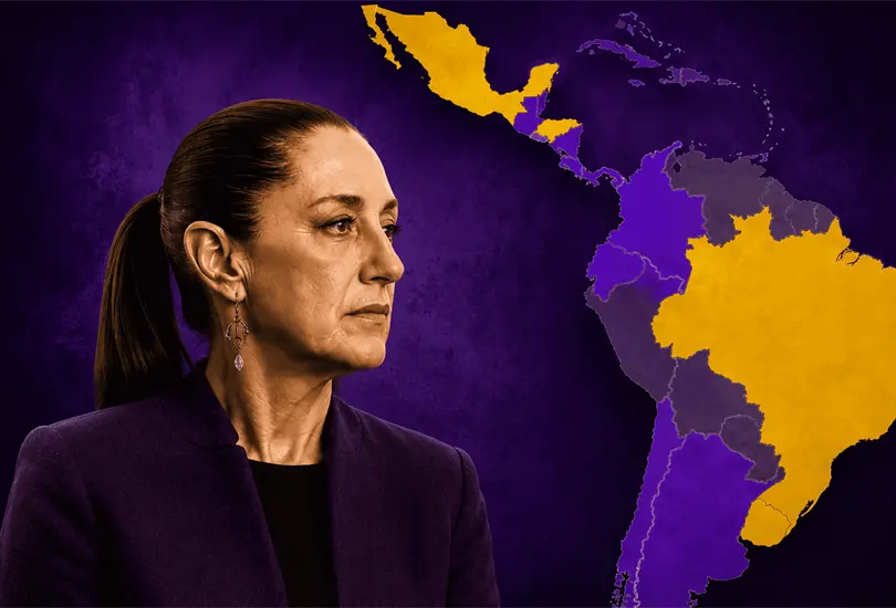 Del triunfo en Colombia al giro regional: el mapa que inquieta a Sheinbaum en América Latina.