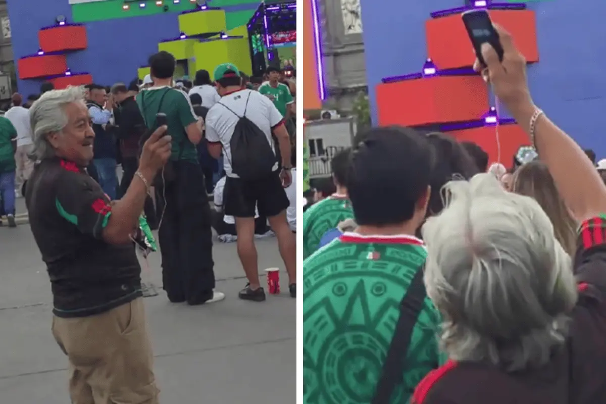  Señor se vuelve viral en el Fan Fest 