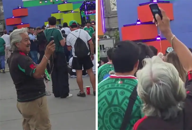 Se&ntilde;or se vuelve viral en el Fan Fest