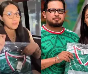 Nancy N&aacute;poles reaparece regalando playeras de la Selecci&oacute;n Mexicana tras pol&eacute;mica de autosecuestro