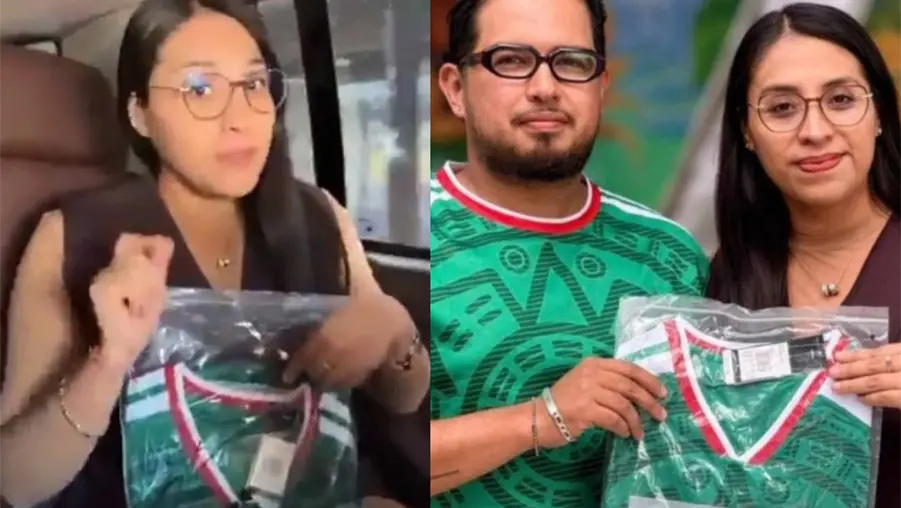 Nancy N&aacute;poles reaparece regalando playeras de la Selecci&oacute;n Mexicana tras pol&eacute;mica de autosecuestro
