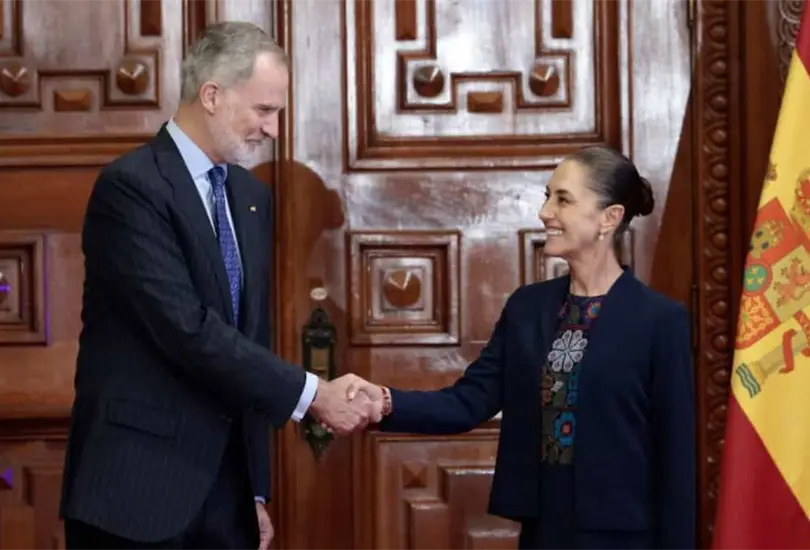 El rey Felipe VI calific&oacute; como "magn&iacute;fica" la relaci&oacute;n entre M&eacute;xico y Espa&ntilde;a durante un encuentro en Jalisco.