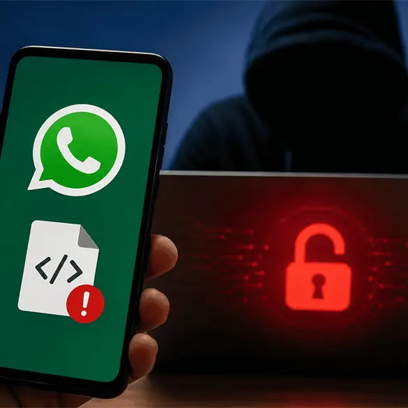 Alertan por nueva estafa en WhatsApp: este archivo podría hackear tu computadora Alertan por nueva estafa en WhatsApp: este archivo podría hackear tu computadora