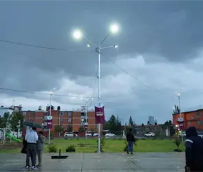 As&iacute; qued&oacute; el alumbrado p&uacute;blico de Galaxia La Laguna tras la instalaci&oacute;n de luminarias LED