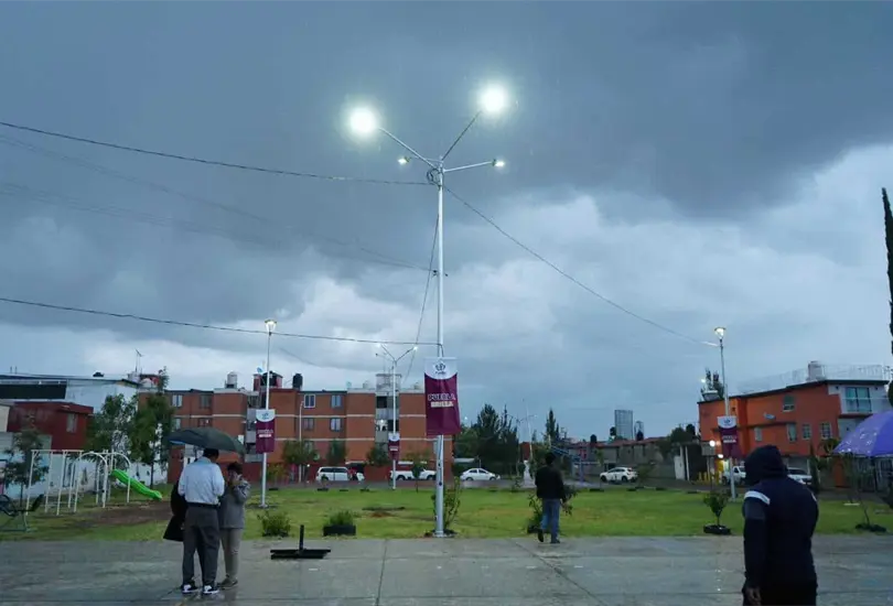 Galaxia La Laguna ya cuenta con el 100% de luminarias LED en Puebla.