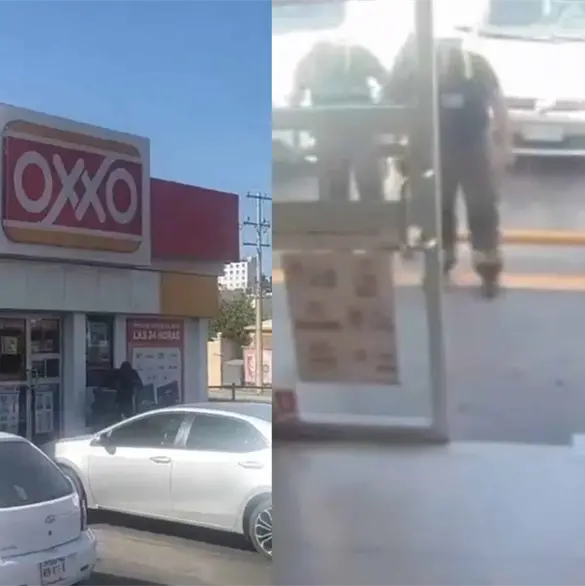 Bomberos denuncian discriminaci&oacute;n en Oxxo de Hermosillo por estar "sucios y sudados"