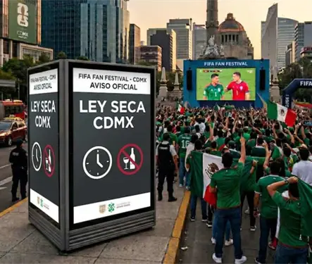Ley Seca en CDMX por el M&eacute;xico vs Ecuador: estas son las colonias y horarios donde aplicar&aacute;