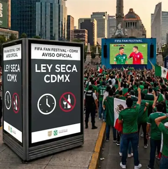 Ley Seca en CDMX por el M&eacute;xico vs Ecuador: estas son las colonias y horarios donde aplicar&aacute;