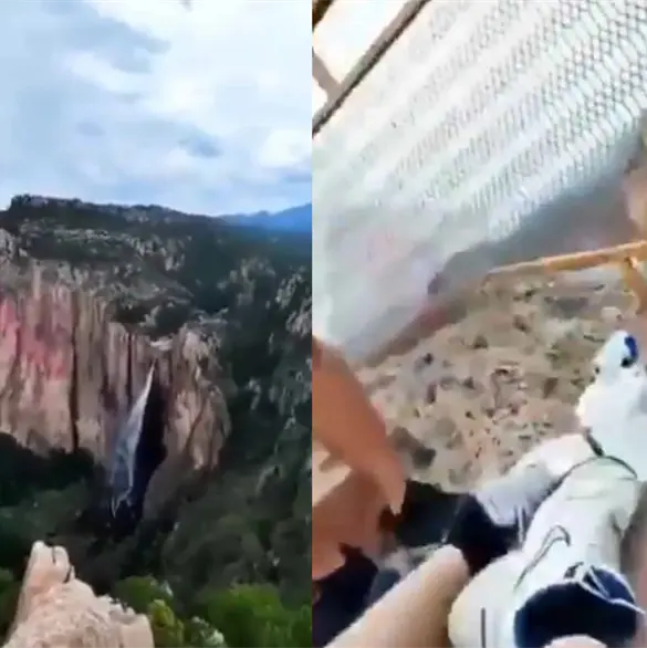 As&iacute; fue el momento en que un rayo mat&oacute; a un turista y dej&oacute; varios heridos en la cascada de Basaseachi, Chihuahua