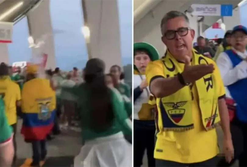Los hechos ocurrieron previo al encuentro entre M&eacute;xico y Ecuador en los Dieciseisavos de Final.