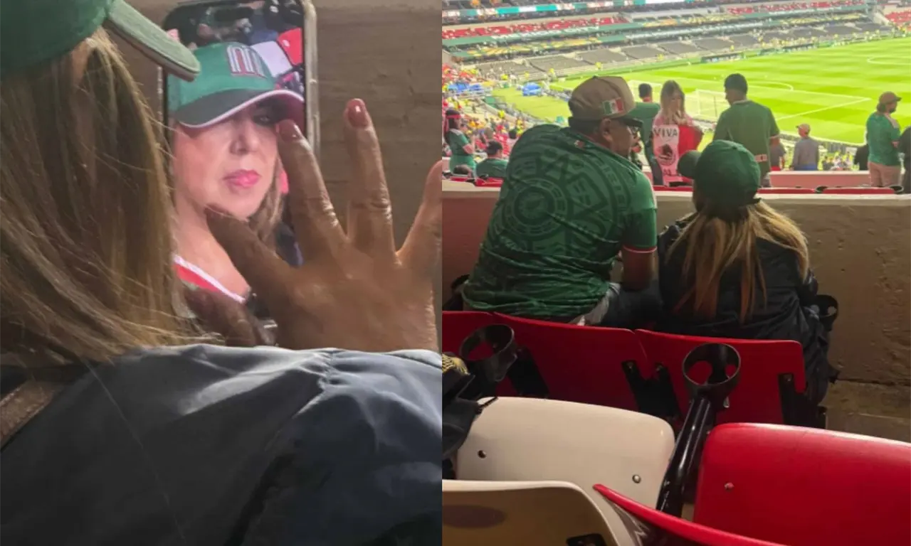  Juanita Carrillo asistió al México vs Ecuador desde una zona VIP del estadio, lo que generó críticas y debate en redes sociales. 