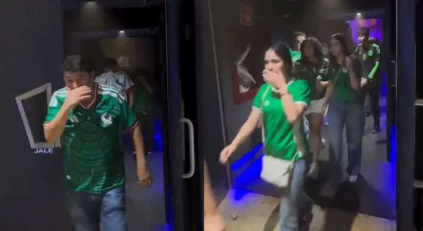 Aficionados activaron un extintor dentro de la sala y tuvieron que ser desalojados. Especial