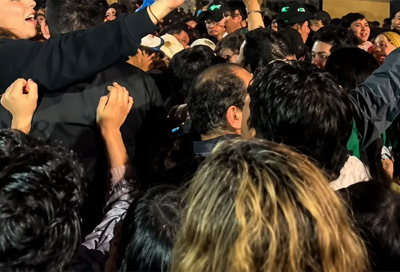 Dijeron nadaremos: testigos relatan c&oacute;mo inici&oacute; la estampida en el &Aacute;ngel.
