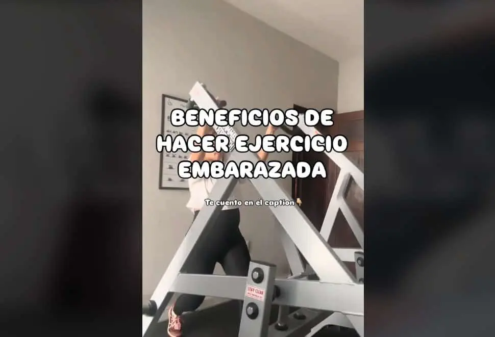 Sofía Rivera Torres instaló un gimnasio en casa, donde continúa con sus rutinas de ejercicio.<br>