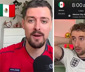 Inglaterra est&aacute; en problemas: Influencers ingleses temen por el partido contra M&eacute;xico