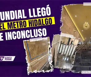 Metro Hidalgo sigue en obras pese al Mundial 2026; usuarios cuestionan remodelaci&oacute;n