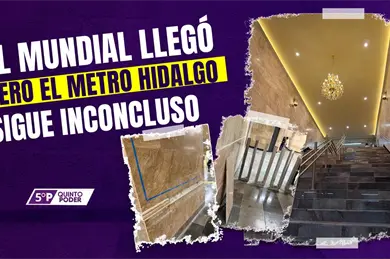 Metro Hidalgo sigue en obras pese al Mundial 2026; usuarios cuestionan remodelaci&oacute;n
