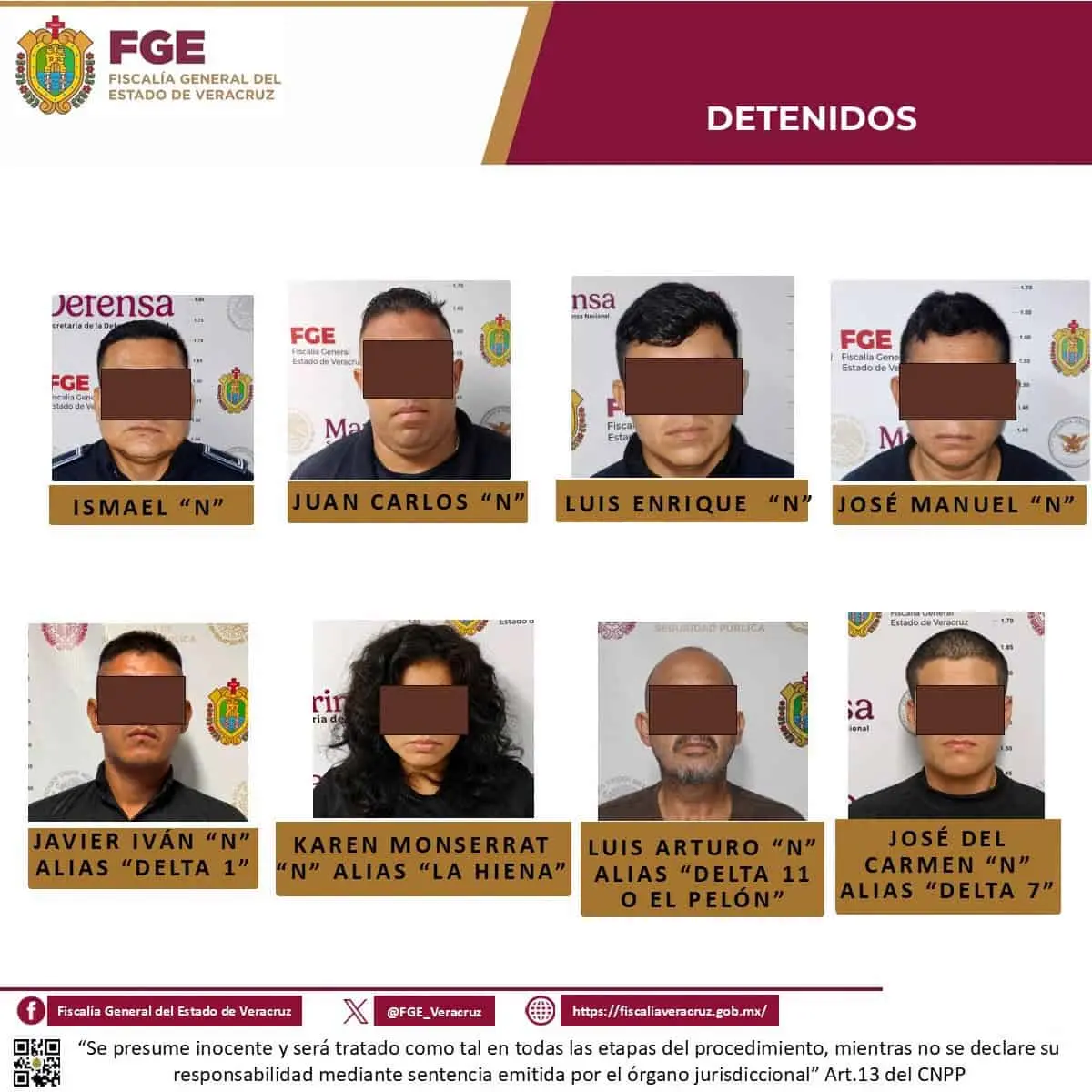 ¿Quiénes son los detenidos por el caso Roxana Guzmán? Fiscalía revela nuevos detalles. FGR.