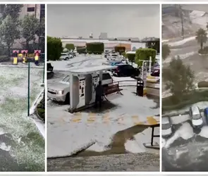 Granizada colapsa Interlomas: inundaciones dejan autos atrapados en Huixquilucan | VIDEOS