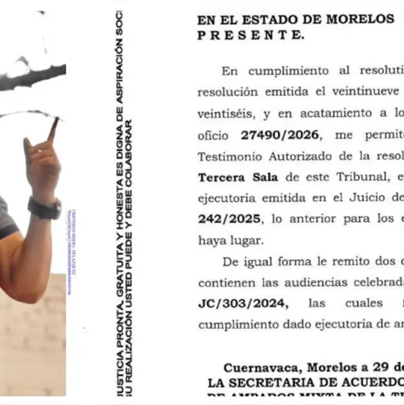 Vinculan a proceso a Ulises &acute;N&acute;, hermano de Cuauht&eacute;moc Blanco; acusa persecuci&oacute;n pol&iacute;tica en Morelos