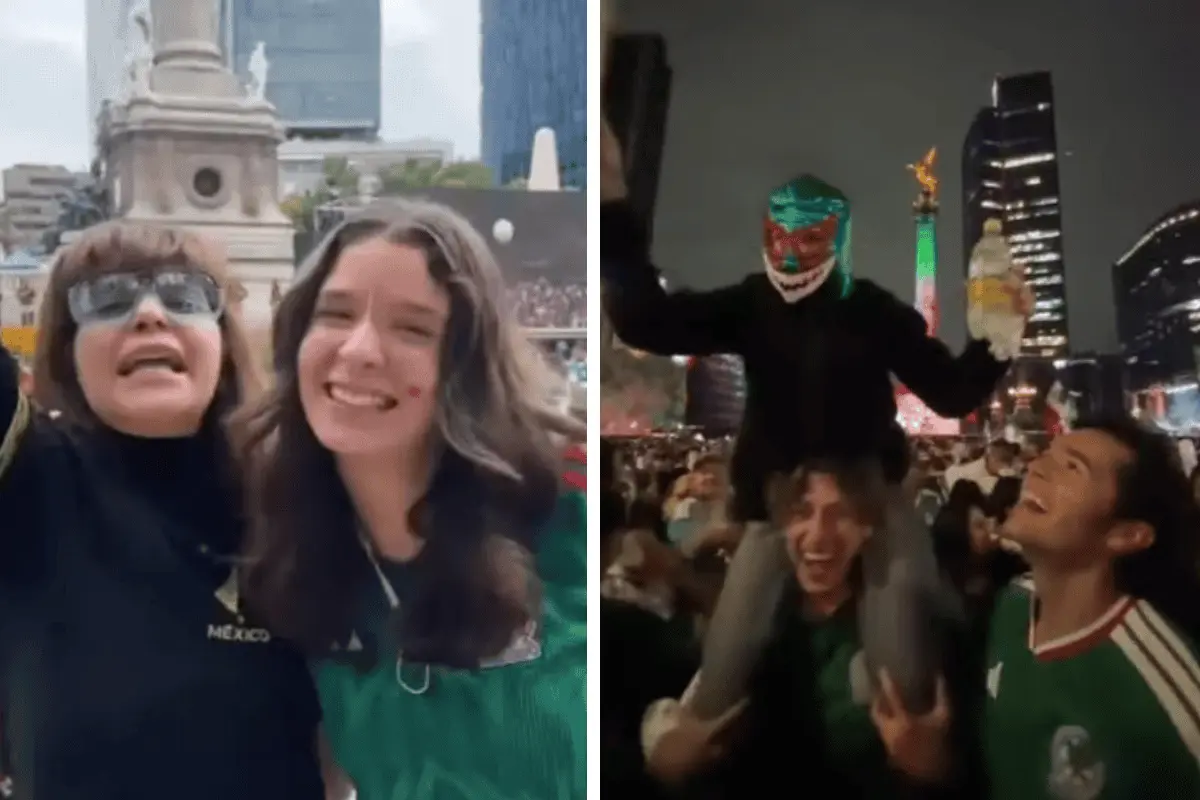  Itatí cantoral en el Ángel de la Independencia 