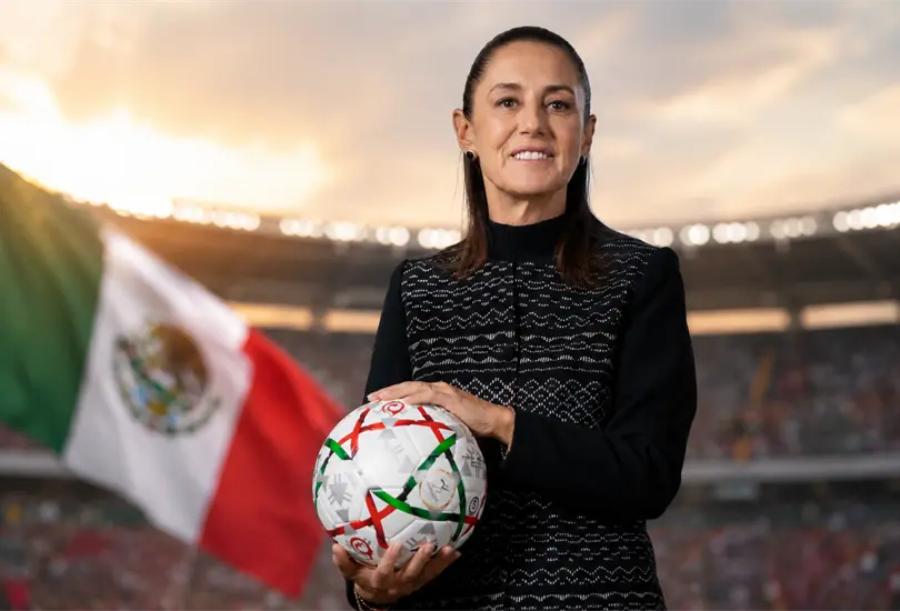 Sheinbaum reacciona a la eliminaci&oacute;n de M&eacute;xico vs Inglaterra
