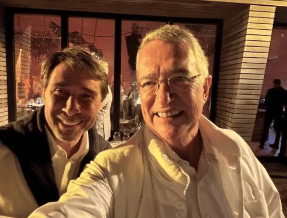 Eduardo Feinmann y Ricardo Salinas Pliego. Especial.