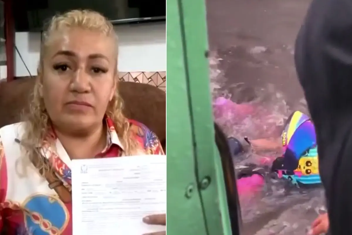  Repartidora queda atrapada bajo su moto en inundación en la GAM 