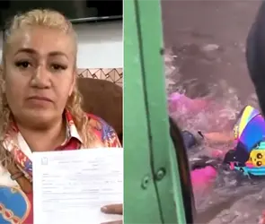Pens&eacute; que me iba a cortar el pie: as&iacute; fue el rescate de repartidora que qued&oacute; atrapada bajo su moto en inundaci&oacute;n