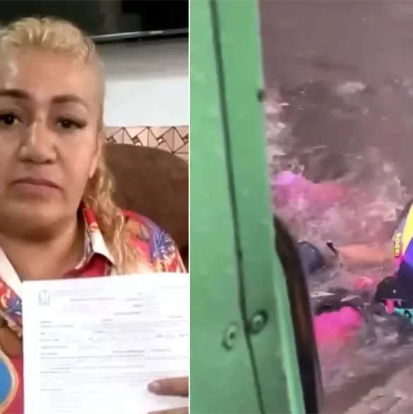 Pens&eacute; que me iba a cortar el pie: as&iacute; fue el rescate de repartidora que qued&oacute; atrapada bajo su moto en inundaci&oacute;n