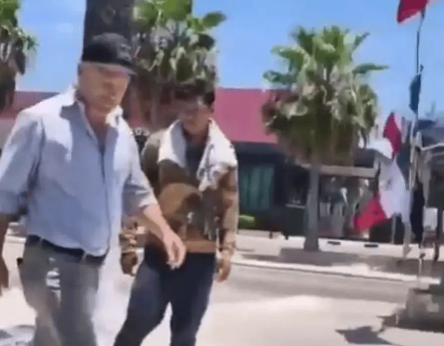Hildebrando Deándar en el conflicto vial. Especial.