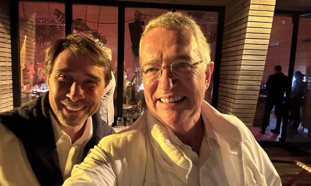  La historia detrás de la foto entre Ricardo Salinas Pliego y Eduardo Feinmann. 