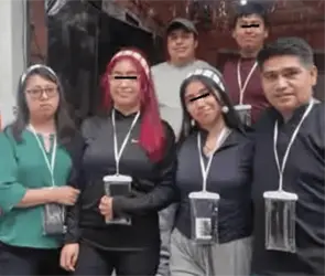 Ellos son Los Pe&ntilde;a, la familia que est&aacute; atrapada en la gruta de Cuetzalan por las fuertes lluvias