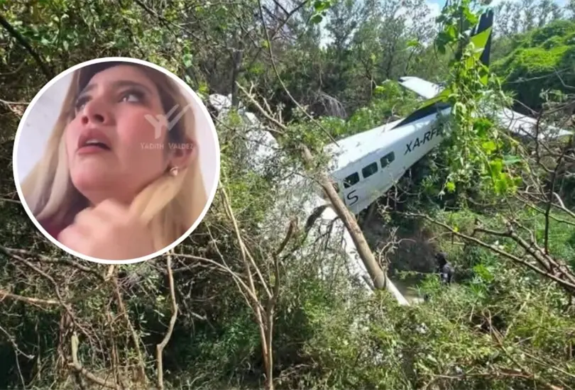 La pasajera de 31 a&ntilde;os narr&oacute; el momento del desplome de la avioneta en Pesquer&iacute;a, Nuevo Le&oacute;n.