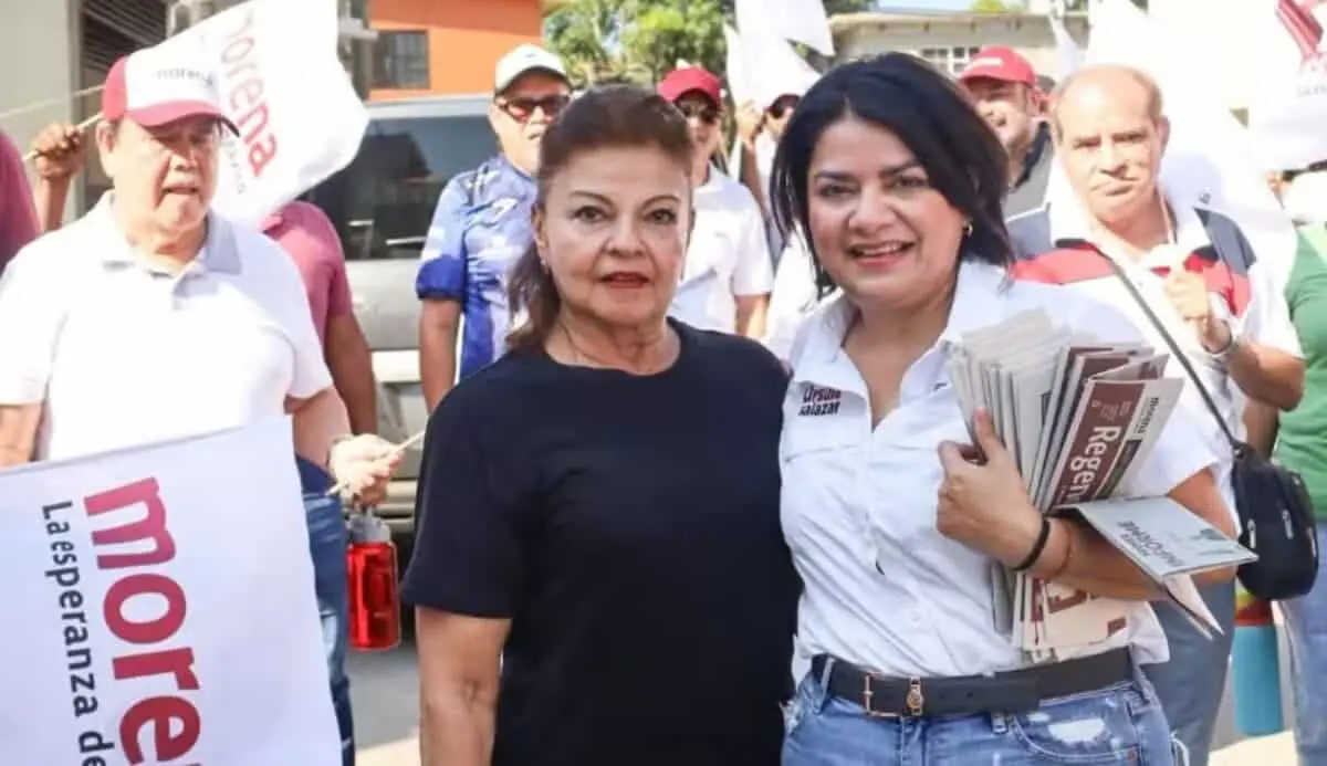  Úrsula Salazar Mojica, diputada de Morena en Tamaulipas, fue cuestionada por presumir los estudios de su hijo en Texas. 