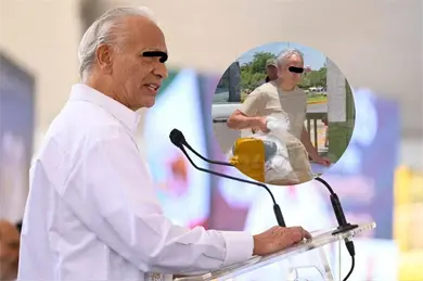 Con una bolsa de plástico y en silencio: así abandonó el penal Víctor Rodríguez Padilla, ex director de Pemex Con una bolsa de plástico y en silencio: así abandonó el penal Víctor Rodríguez Padilla, ex director de Pemex
