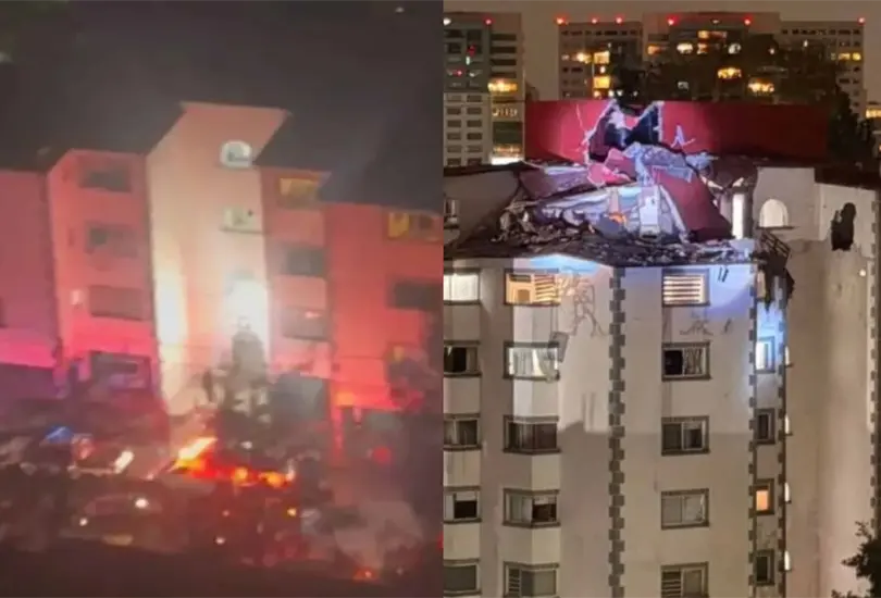 La explosión de un tanque estacionario de gas LP en Huixquilucan movilizó a cuerpos de emergencia y dejó daños en un edificio. La explosión de un tanque estacionario de gas LP en Huixquilucan movilizó a cuerpos de emergencia y dejó daños en un edificio.