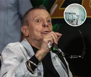 Tras criticar al gobierno, captan a C&eacute;sar Bono salt&aacute;ndose la fila para presuntamente cobrar su Pensi&oacute;n Bienestar