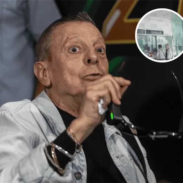 Tras criticar al gobierno, captan a César Bono saltándose la fila para presuntamente cobrar su Pensión Bienestar Tras criticar al gobierno, captan a César Bono saltándose la fila para presuntamente cobrar su Pensión Bienestar