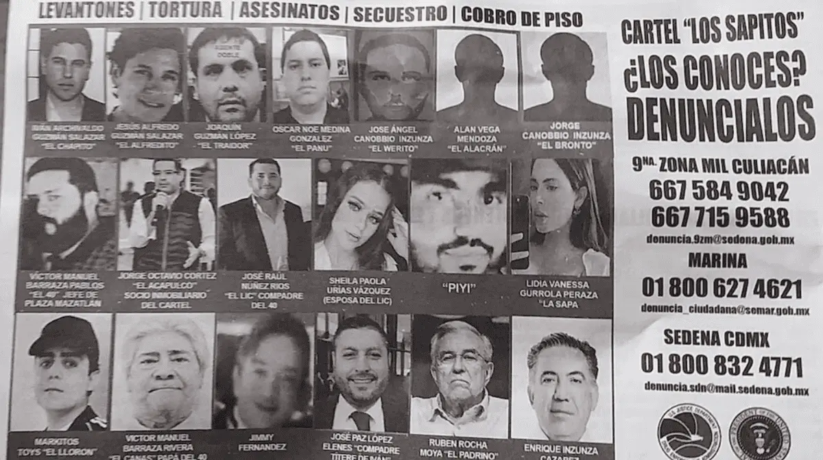 Los folletos fueron distribuidos el 27 de septiembre de 2024 y en una de sus caras mostraban la frase: RRSS.