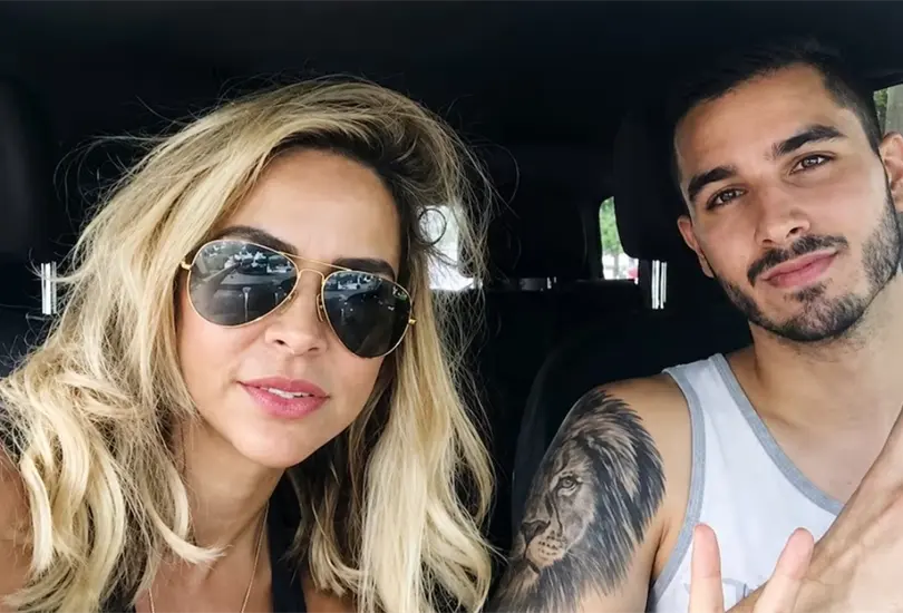 Ayl&iacute;n Mujica y su hijo Mauro