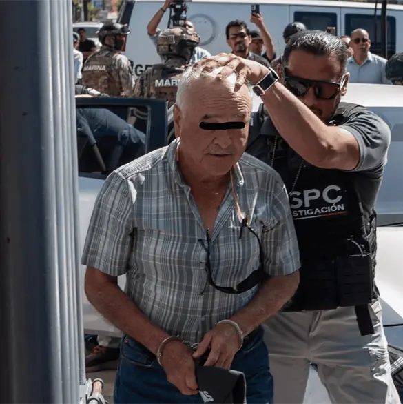 "No me olviden": momento exacto de la detenci&oacute;n de Ernesto Ruffo, exgobernador de Baja California