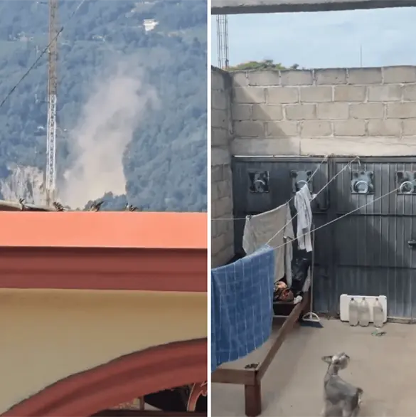 "S&iacute; est&aacute; fuerte": videos del sismo de 7.4 que sacudi&oacute; Chiapas y ocasion&oacute; derrumbes hasta en Guatemala