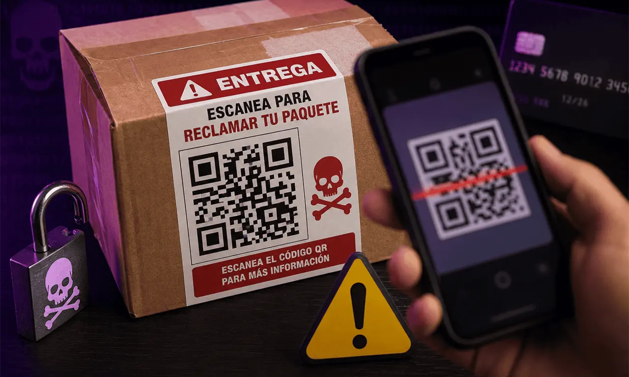  Nueva estafa con códigos QR en paquetes: así funciona el fraude 