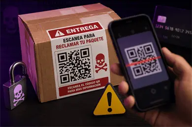 Alerta por nueva estafa con c&oacute;digos QR en paquetes: as&iacute; funciona el fraude
